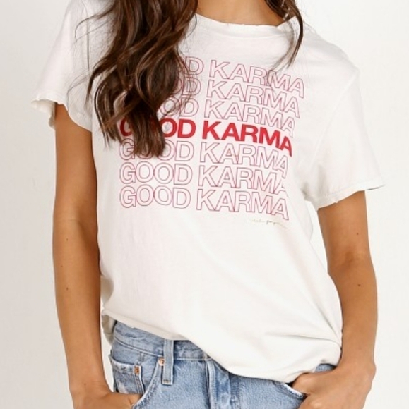 Spiritual Gangster Good Karma Aurora Tee - Picture 1 of 4